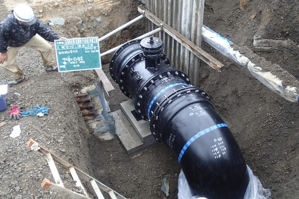 導水管布設工事