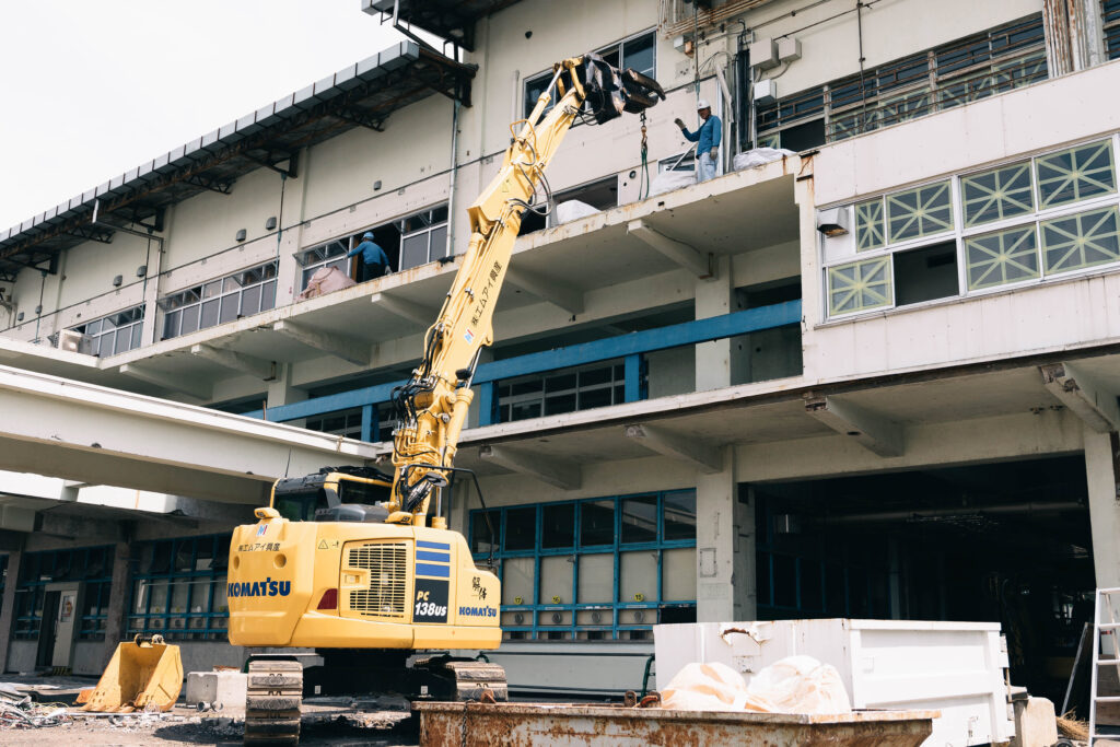 解体状況1